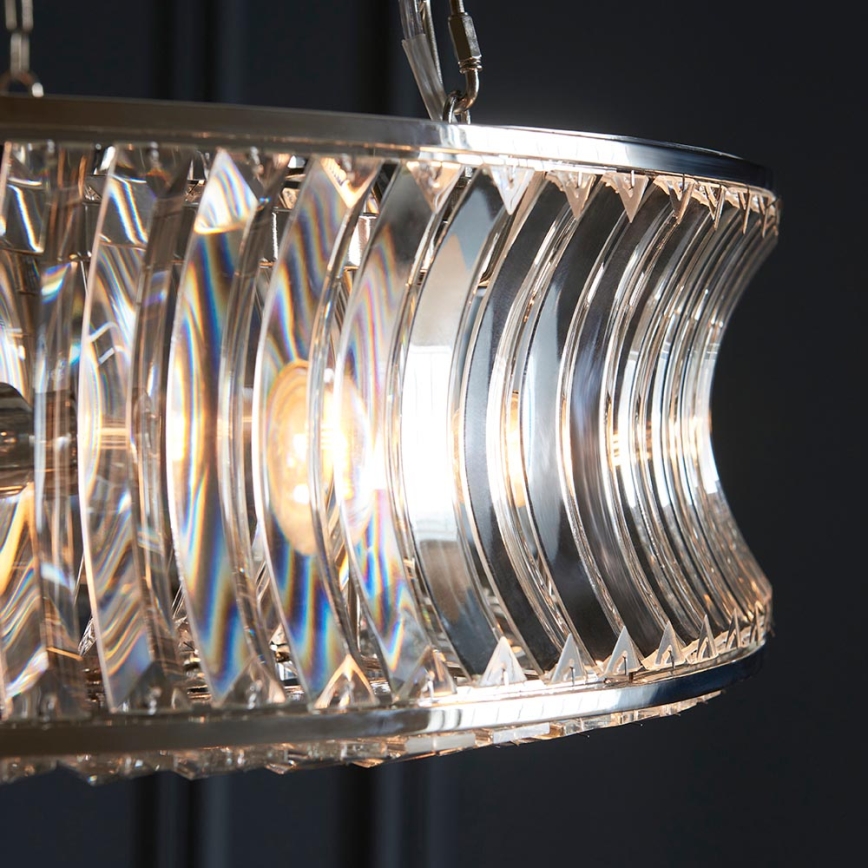 Endon 104528 - Lampadario con catena 6xE14/6W/230V cromo lucido
