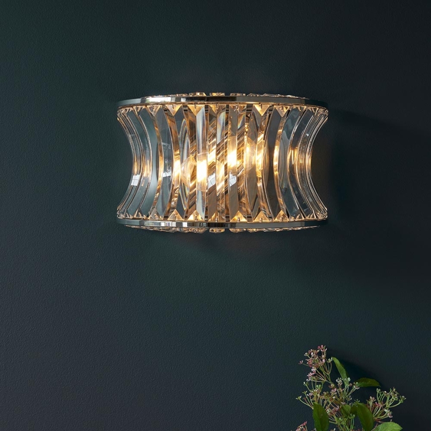 Endon 104529 - Lampada da parete 2xE14/7W/230V cromo lucido