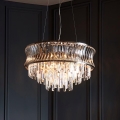 Endon 104530 - Lampadario con catena 9xE14/6W/230V, cromo lucido