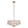 Endon 106244 - Lampadario a catena CLIFTON 5xE14/6W/230V in ottone/vetro trasparente