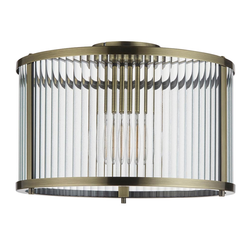 Endon 106265 - Plafoniera RIDGETON 1xE27/10W/230V ottone