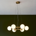 Endon 106390 - Lampadario sospeso su cavo OTIS 6xG9/3W/230V dorato