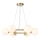 Endon 106390 - Lampadario sospeso su cavo OTIS 6xG9/3W/230V dorato