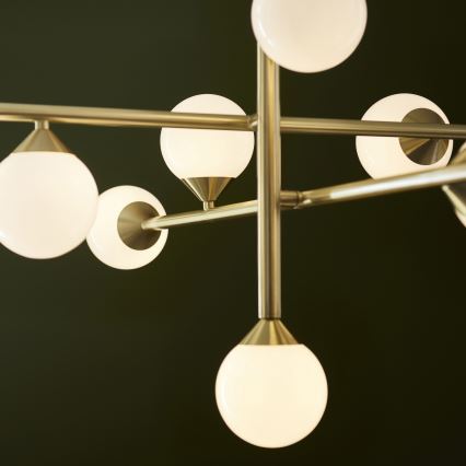 Endon 106754 - Lampadario a stelo OTIS 10xG9/5W/230V oro
