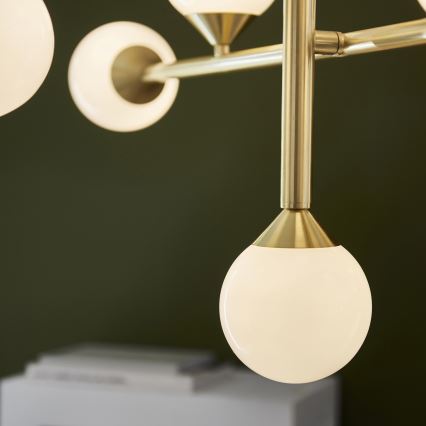 Endon 106754 - Lampadario a stelo OTIS 10xG9/5W/230V oro