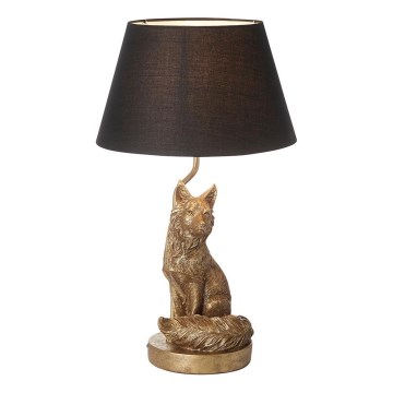 Endon 106796 - Lampada da tavolo FOX 1xE14/6W/230V nero/ottone