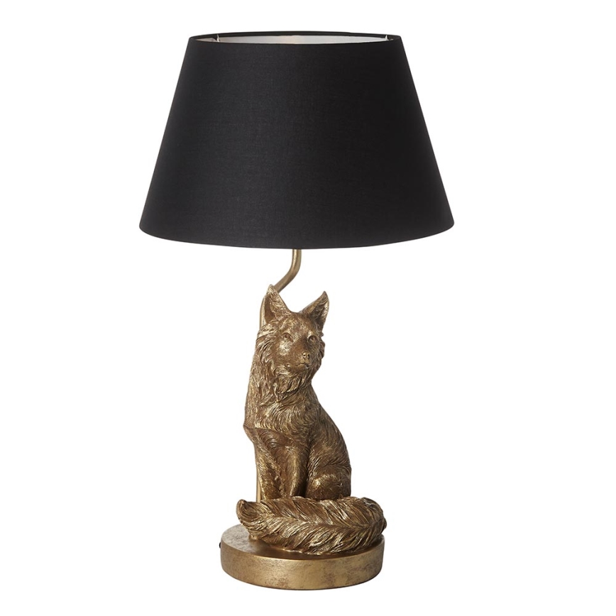Endon 106796 - Lampada da tavolo FOX 1xE14/6W/230V nero/ottone