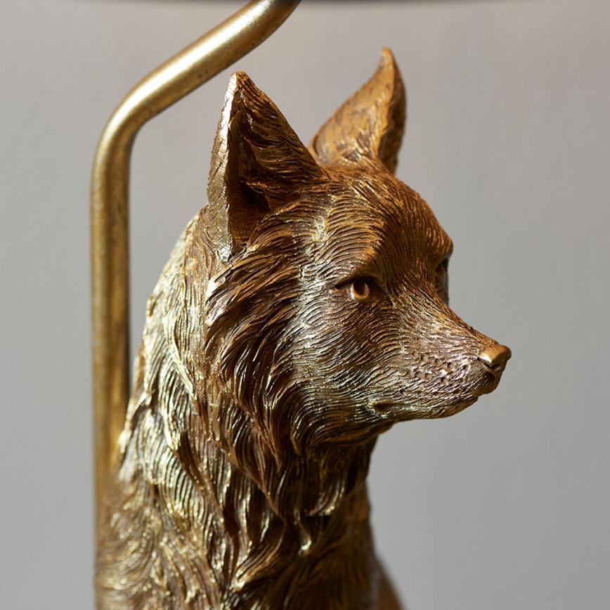 Endon 106796 - Lampada da tavolo FOX 1xE14/6W/230V nero/ottone