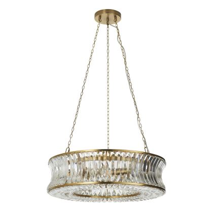Endon 106811 - Lampadario a catena 6xE14/6W/230V, finitura oro