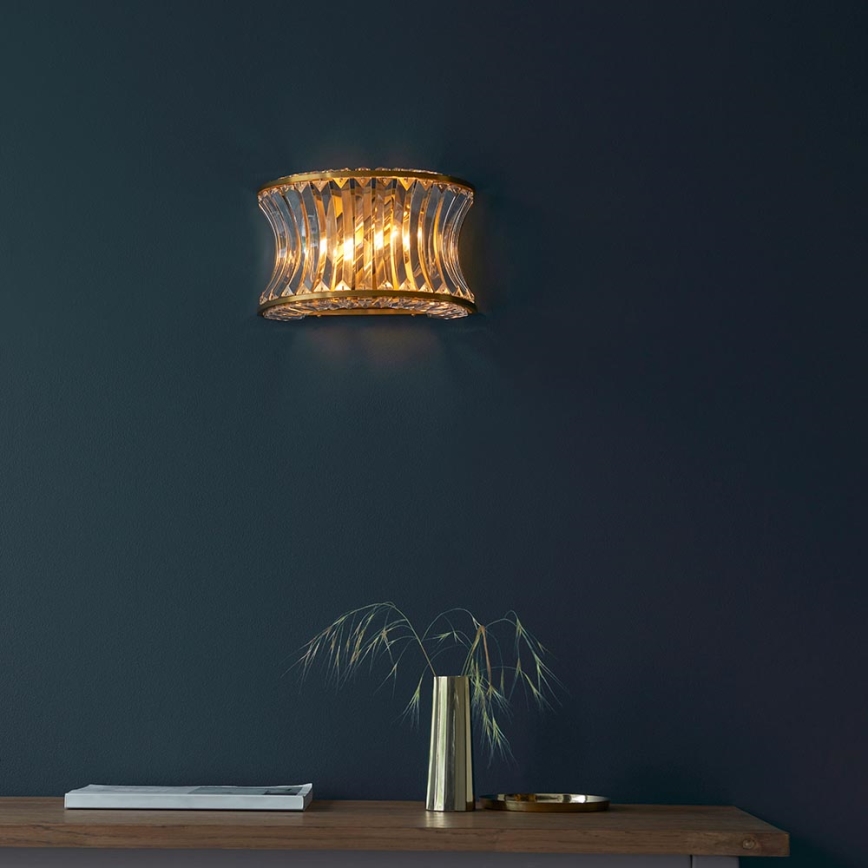 Endon 106812 - Applique da parete 2xE14/7W/230V dorata