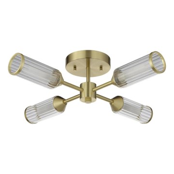 Endon 106946 - Lampadario a plafone TOUR 4xG9/3W/230V ottone