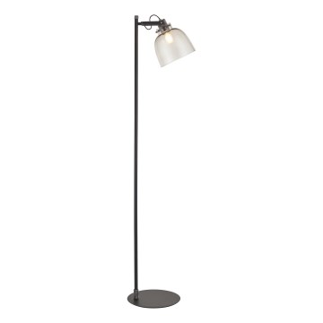 Endon 107013 - Lampada con piedistallo URBAN 1xE27/10W/230V nero/fumé