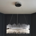 Endon 107108 - Lampadario LED a sospensione su cavo, 56W/230V, 3000K, cromo lucido