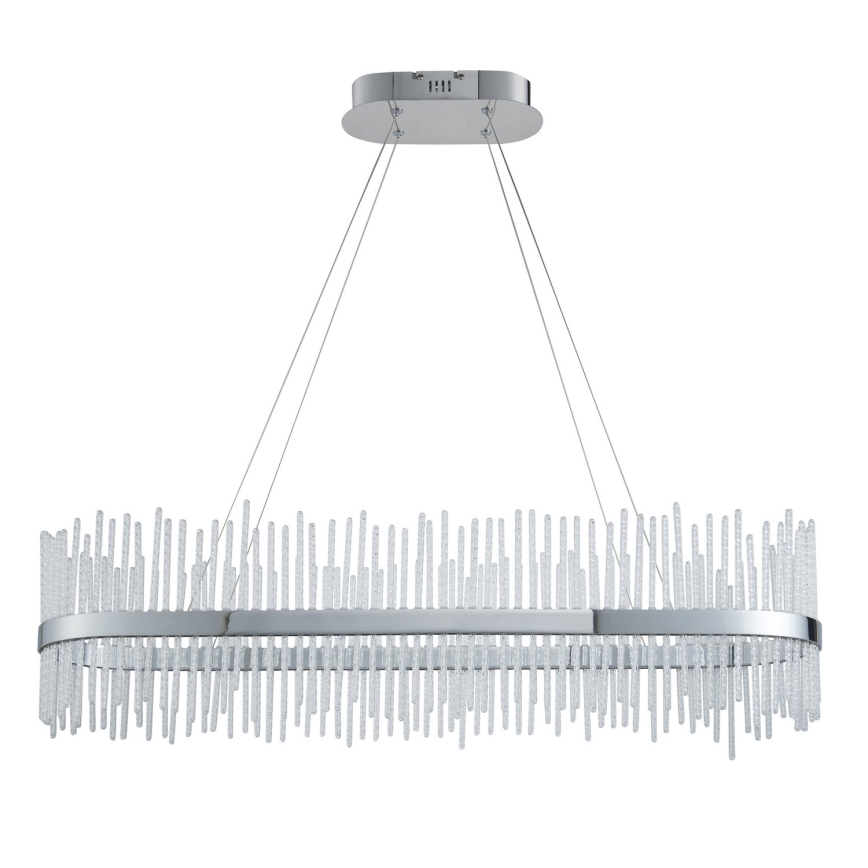 Endon 107109 - Lampadario LED a sospensione con cavo, 47W, 230V, 3000K, cromo lucido