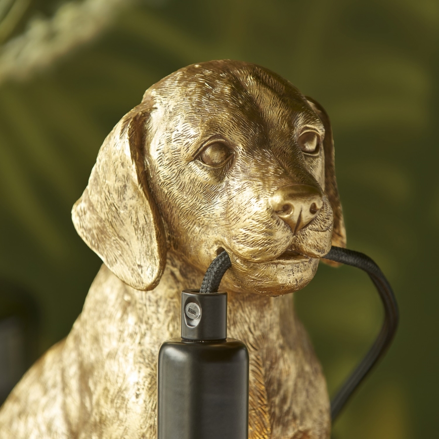 Endon 107364 - Lampada da tavolo PUPPY 1xE14/7W/230V oro
