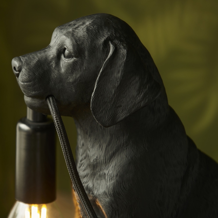 Endon 107365 - Lampada da tavolo PUPPY 1xE14/7W/230V nero