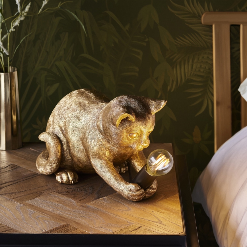 Endon 107389 - Lampada da tavolo KITTEN 1xE14/7W/230V oro
