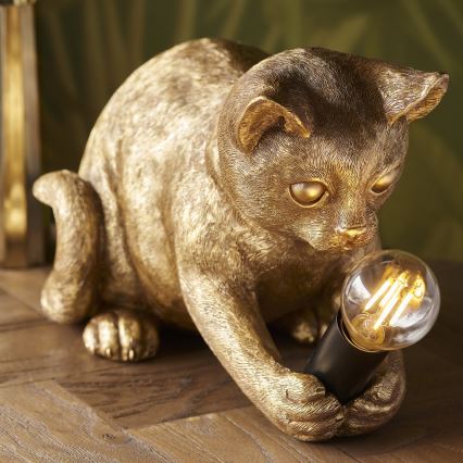 Endon 107389 - Lampada da tavolo KITTEN 1xE14/7W/230V oro