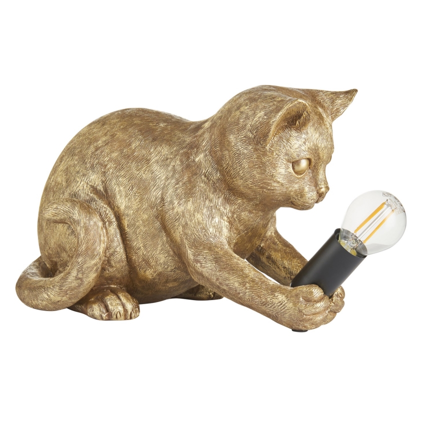 Endon 107389 - Lampada da tavolo KITTEN 1xE14/7W/230V oro