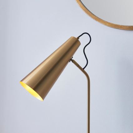 Endon 107527 - Lampada da tavolo KARNA 1xE27/10W/230V in ottone