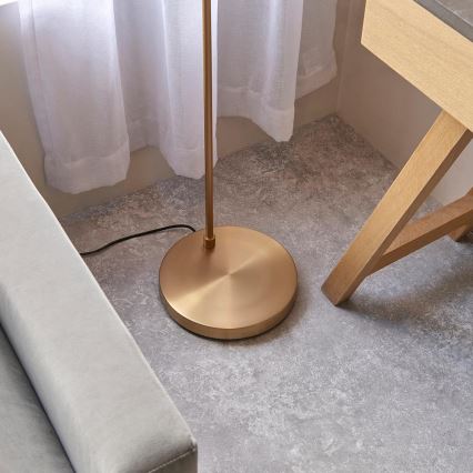 Endon 107528 - Lampada da terra KARNA 1xE27/10W/230V in ottone