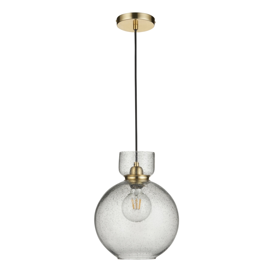 Endon 107948 - Sospensione a cavo 1xE27/10W/230V oro/grigio fumé