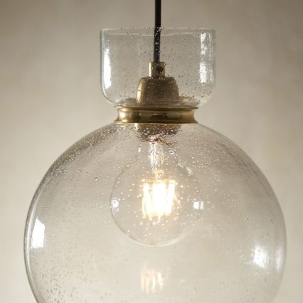 Endon 107948 - Sospensione a cavo 1xE27/10W/230V oro/grigio fumé
