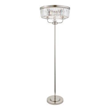 Endon 108103 - Lampada con piedistallo CHESTERFIELD 3xE14/6W/230V cromo lucido