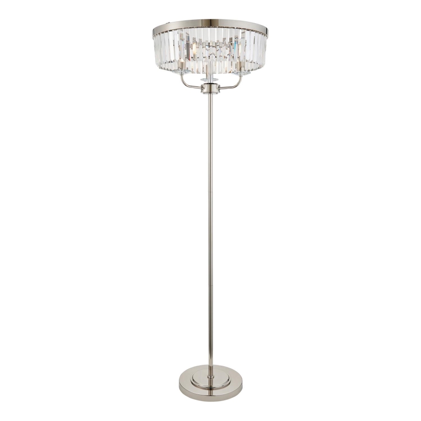 Endon 108103 - Lampada con piedistallo CHESTERFIELD 3xE14/6W/230V cromo lucido