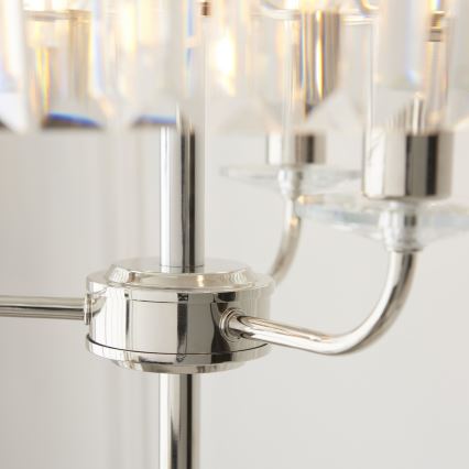 Endon 108103 - Lampada con piedistallo CHESTERFIELD 3xE14/6W/230V cromo lucido