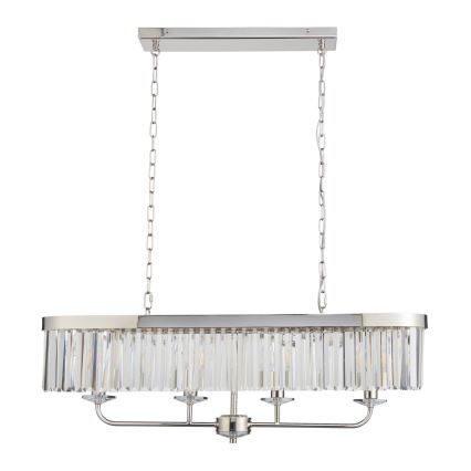 Endon 109058 - Lampadario a catena 4xE14/6W/230V cromo lucido