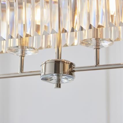 Endon 109058 - Lampadario a catena 4xE14/6W/230V cromo lucido