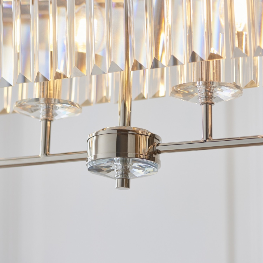 Endon 109058 - Lampadario a catena 4xE14/6W/230V cromo lucido