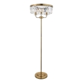 Endon 110644 - Lampada con piedistallo CHESTERFIELD 3xE14/6W/230V ottone