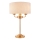 Endon 110721 - Lampada da tavolo HIGHCLERE 3xE14/18W/230V beige/ottone