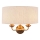 Endon 110726 - Applique HIGHCLERE 2xE14/40W/230V beige/ottone