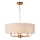 Endon 110727 - Lampadario a catena HIGHCLERE 8xE14/40W/230V beige/ottone diametro 70 cm