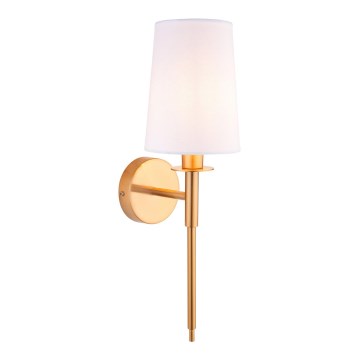Endon 110738 - Lampada da parete 1xE14/6W/230V bianca/dorata