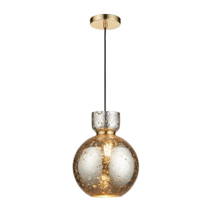 Endon 111336 - Lampada a sospensione su cavo 1xE27/10W/230V oro/nero fumé