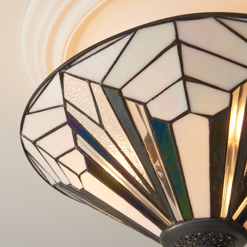 Endon 111895 - Plafoniera Tiffany ASTORIA 3xE27/10W/230V Ø 48 cm