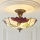 Endon 111896 - Plafoniera Tiffany BOTANICA 3xE27/10W/230V Ø 45 cm