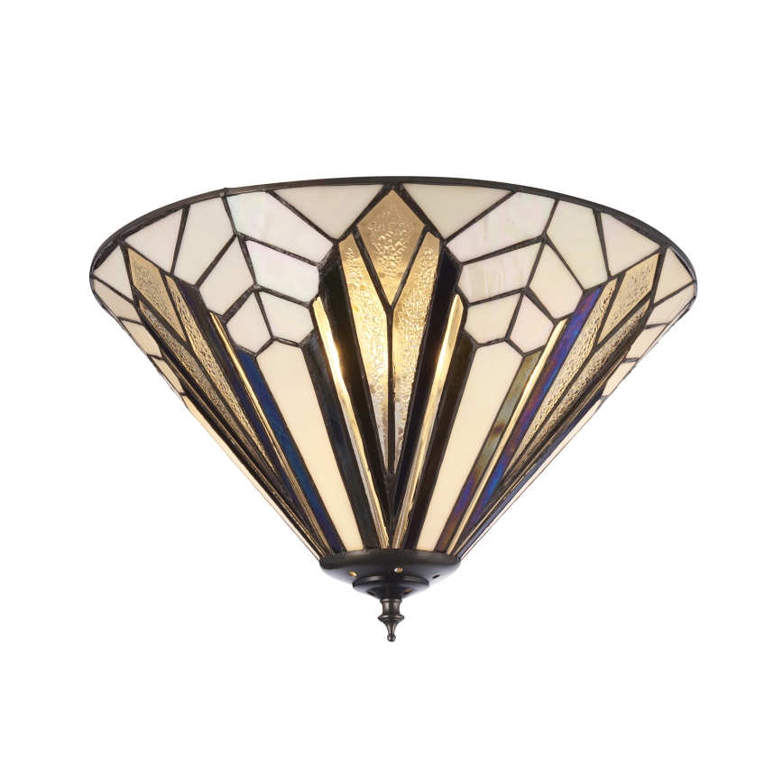 Endon 112191 - Plafoniera Tiffany ASTORIA 2xE27/60W/230V Ø 40 cm