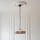 Endon 112196 - Lampadario con catena stile Tiffany FARGO 1xE27/60W/230V, diametro 41,5 cm
