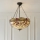 Endon 112251 - Lampadario a catena Tiffany DRAGONFLY 3xE27/60W/230V Ø 50 cm