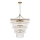 Endon 112576 - Lampadario a sospensione con catena MARIETTA 16xE14/6W/230V ottone/limpido