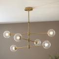 Endon 114039 - Lampadario a stelo 6xG9/3,2W/230V dorato