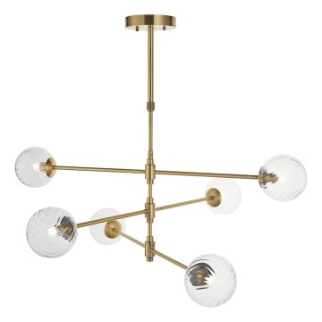 Endon 114039 - Lampadario a stelo 6xG9/3,2W/230V dorato