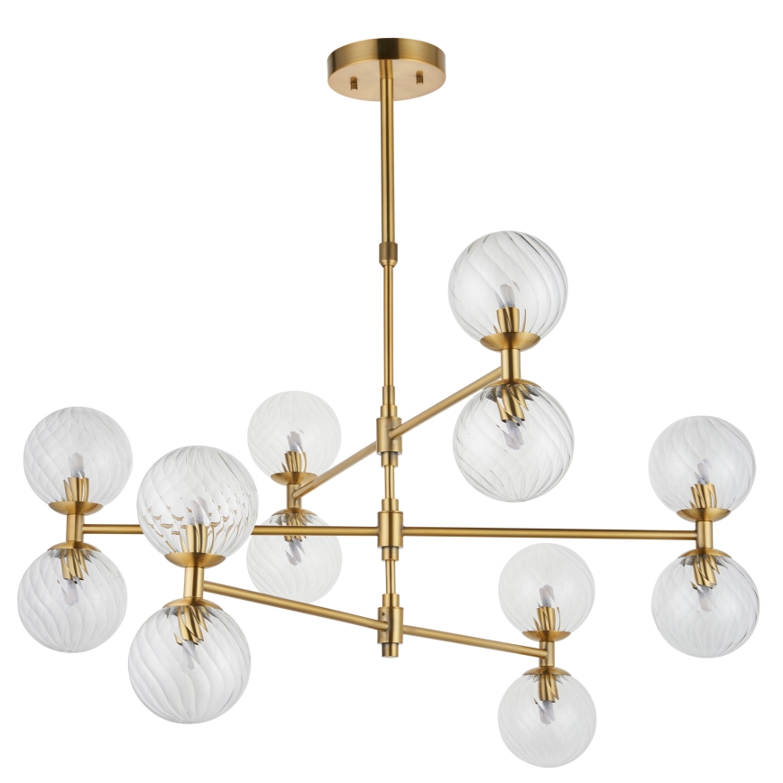 Endon 114041 - Lampadario a stelo 12xG9/3,2W/230V oro