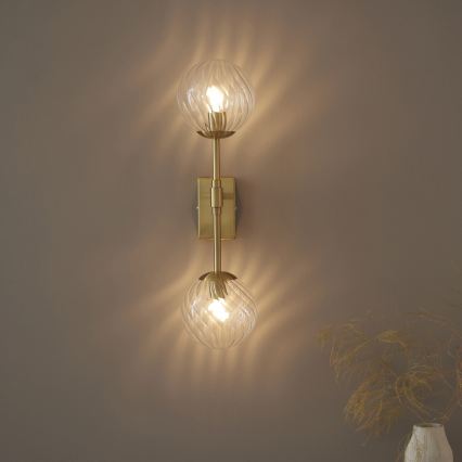 Endon 114042 - Applique da parete 2xG9/3,2W/230V dorata