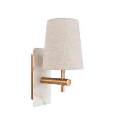 Endon 114200 - Lampada da parete 1xE14/7W/230V beige/oro